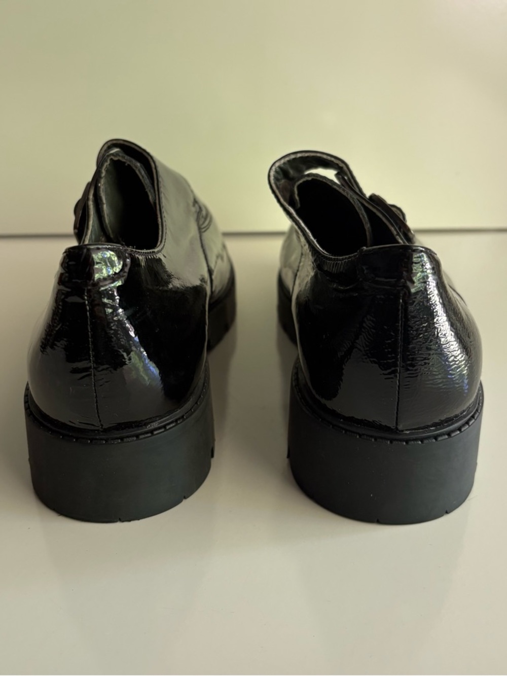 Seychelles Catch Me Black Patent Monk Strap Loafers Size 11 - Picture 5 of 8
